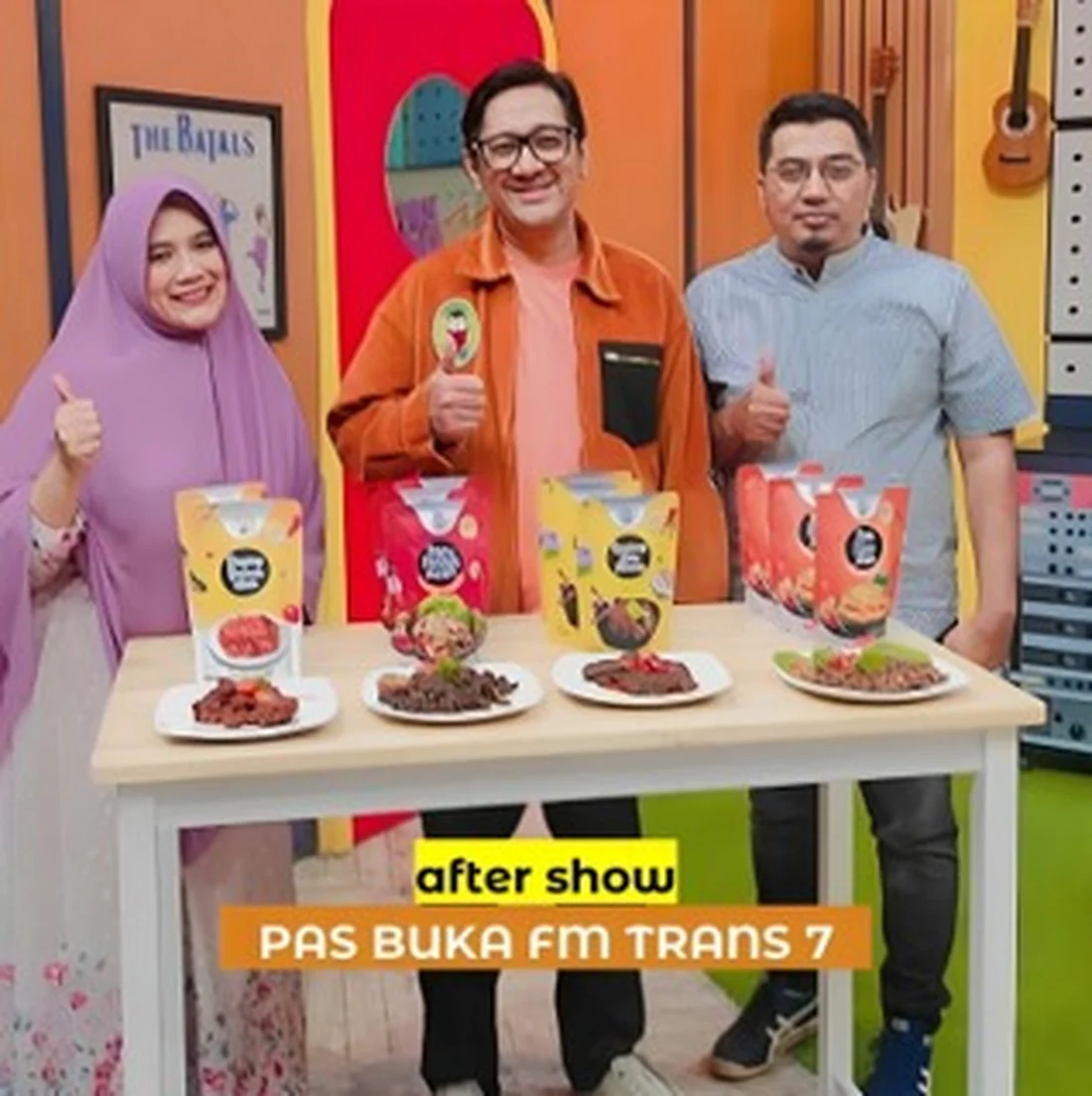 Produk Dapur Mami Kikas dalam program PAS BUKA FM di Trans 7